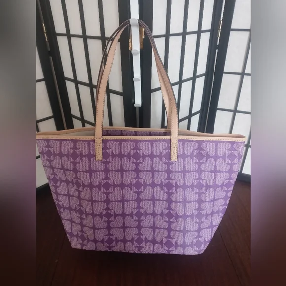 Kate Spade Purple Tote Bag Good Condition
